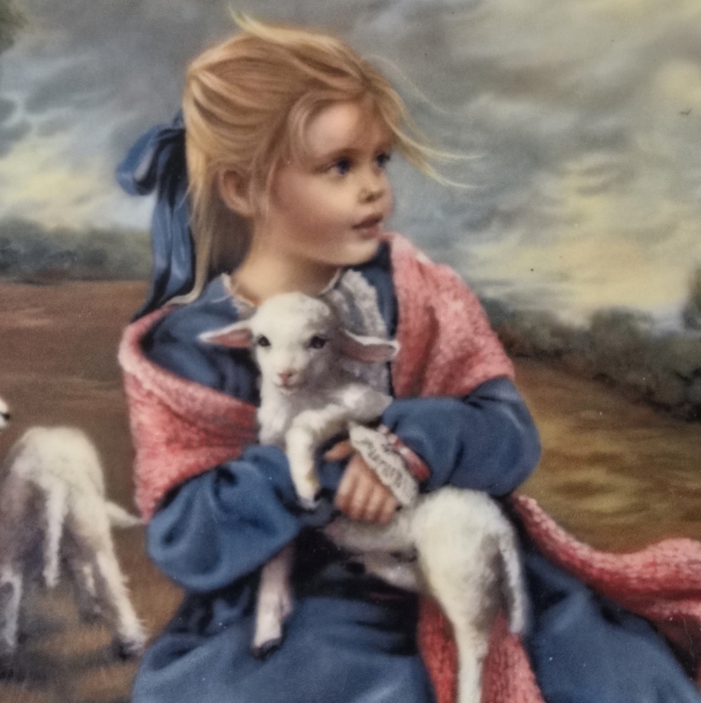 Vintage Sandra Kuck Plate Winds Of March Limited Edition 1986 Childhood Almanac - Picture 3 of 6